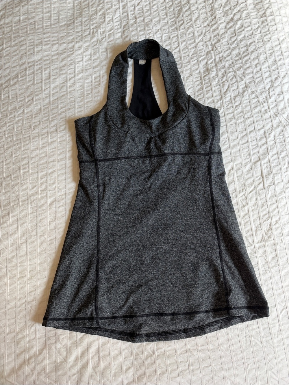 Lululemon Sleeveless Gray Athletic Halter Top